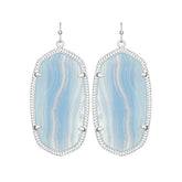 Kendra Scott Elle Drop Earrings Rhodium