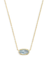 Elisa Gold - Light Blue Illusion Necklace