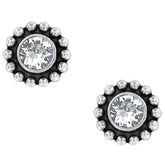 Twinkle Mini Post Earrings Silver Front View
