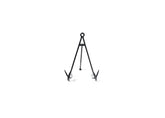 Large Flare Plate Stand Black