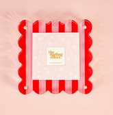 Square Scalloped Acrylic Frame