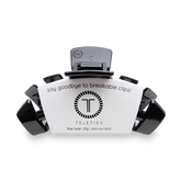 TELETIES - Jet Black Large Hair Clip