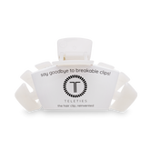 TELETIES - Coconut White Large Hair Clip