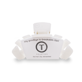 TELETIES - Coconut White Medium Hair Clip