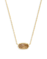 Elisa Gold - Genuine Citrine Quart Necklace