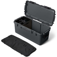 YETI LoadOut GoBox 60 in color Charcoal.YETI LoadOut GoBox 60 in color Charcoal.