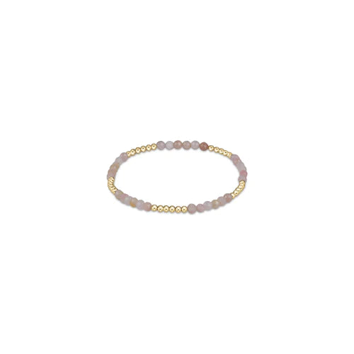 Enewton Blissful Pattern 2.5mm Bead Bracelet - Pink Opal