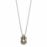 Brighton Interlok Harmony Two-Tone Necklace - Silver and Gold