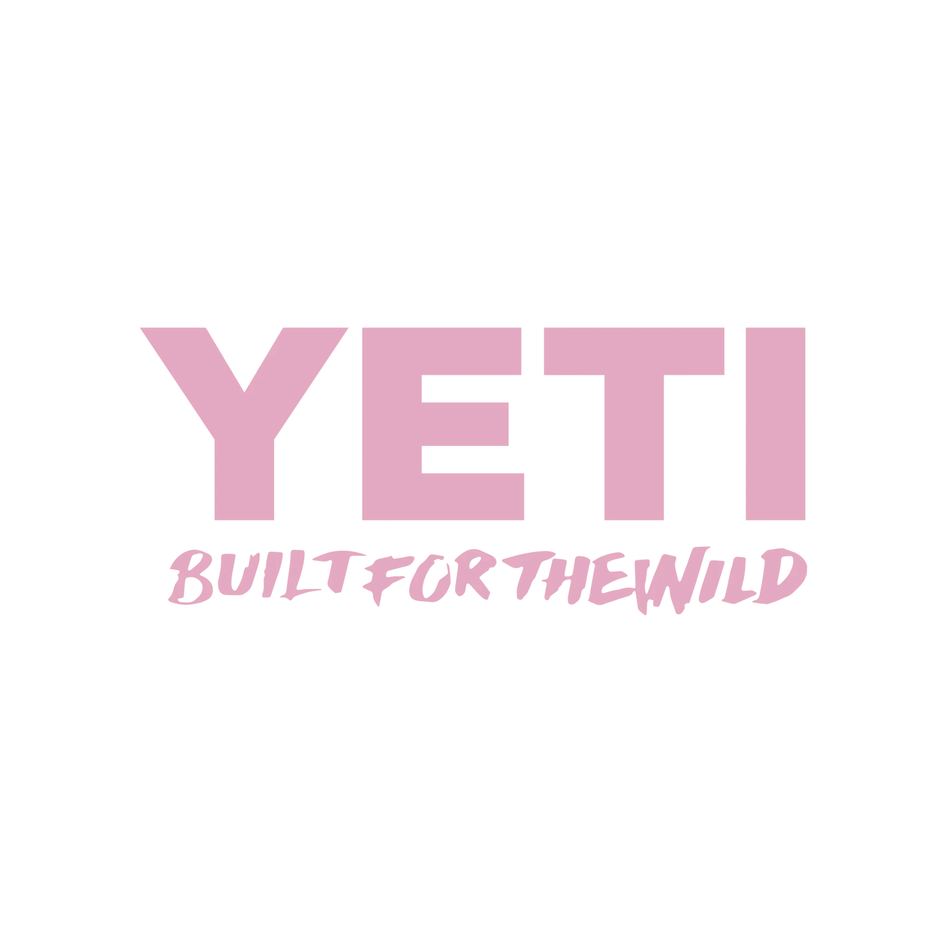 Built For The Wild Decal Pink