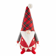 A Large Dot Christmas Gnome Sitter from Mud Pie.