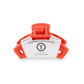 TELETIES Coral Tiny Clip Front View