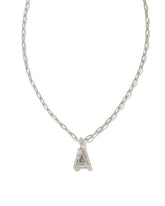 Kendra Scott Crystal Letter "A" Short Pendant Necklace.