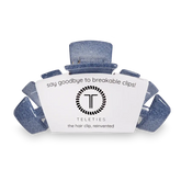 TELETIES Denim Large Clip Front View