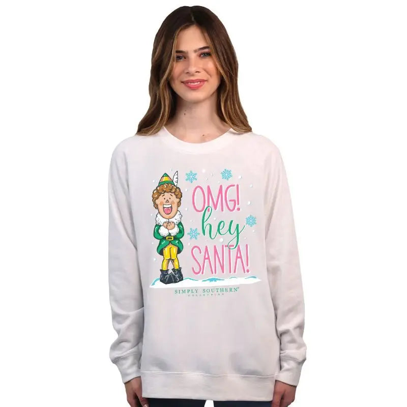 LET'S GET LIT Christmas Slouchy Sweatshirt - Pick Color