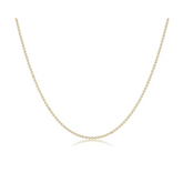 15" Choker Classic Beaded Chain - Gold