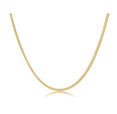 15" Choker Herringbone Chain - Gold