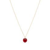 16" Necklace Gold - Reflection Small Charm