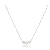 16" Necklace Sterling - Joy Pearl