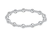 enewton Extends - Classic Sincerity Pattern 6mm Bead Bracelet - Sterling