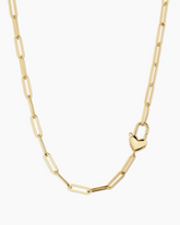 Heart Padlock Necklace