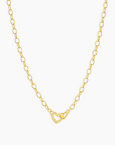 Parker Heart Mini Necklace - Gold
