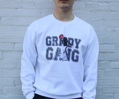 Griddy Gang crewneck pullover.