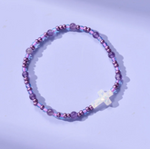 Holy Water Amethyst Aura Bracelet