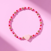 Holy Water Endless Love Heart Bracelet In Gold