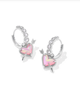 Ari Heart Arrow Huggie Earrings