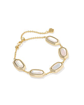 Elaina Bezel Delicate Chain Bracelet