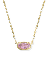 Elisa Luxe Short Pendant Necklace