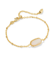 Tiger Striped Elaina Delicate Chain Bracelet
