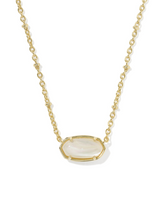 Tiger Striped Elisa Short Pendant Necklace