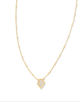 Kendra Scott Framed Tess Satellite Short Pendant Necklace - Gold