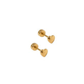 Screwback Stud Earrings - Micro Hadley