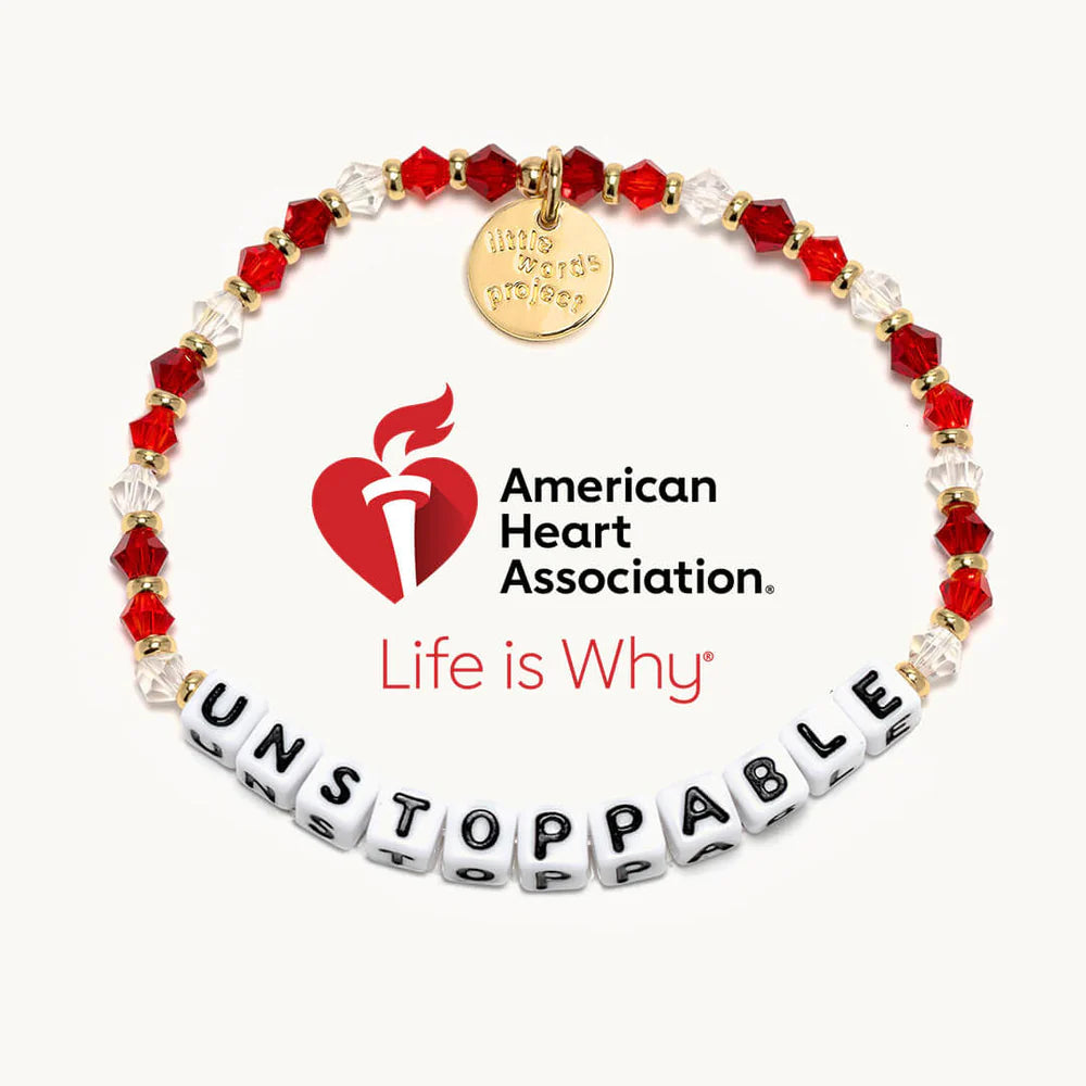 Little Words Project Unstoppable American Heart Association Bracelet
