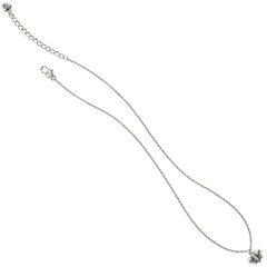 Meridian Silver Petite Butterfly Necklace Chain View