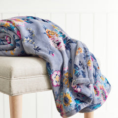 Plush Throw Blanket : Parisian Bouquet - Image 3