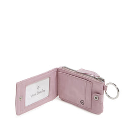 RFID Deluxe Zip ID Case : Hydrangea Pink - Image 4