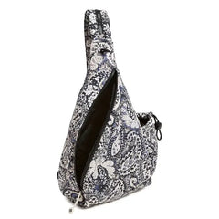 Featherweight Sling Backpack Stratford Paisley Front Pocket View