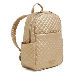 Small Backpack Champagne Gold Pearl Side View