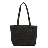 Small Vera Tote Black Front View