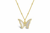 Stia Jewelry Spread Your Wings Butterfly Gold Necklace.
