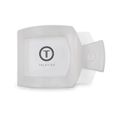 Large Square Flat Hair Clip in color Coconut White.