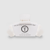 Classic Coconut White Small Claw Hair Clip