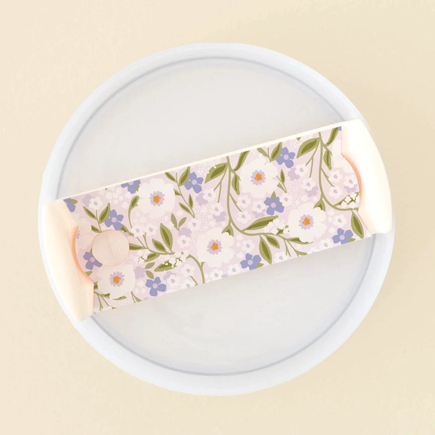 Tumbler Lid Tag (Floral) - Color Lilac - The Darling Effect