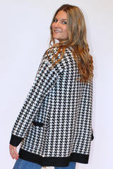 Daisy Mercantile Uptown Houndstooth Cardigan