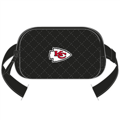 Vera Bradley Kansas City Chiefs NFL Black Mini Belt Bag.