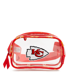 Vera Bradley Kansas City Chiefs clear mini belt bag.