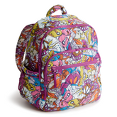 A Vera Bradley Backpack designed from Nylon in the Vera Bradley New Day pattern Flutter.